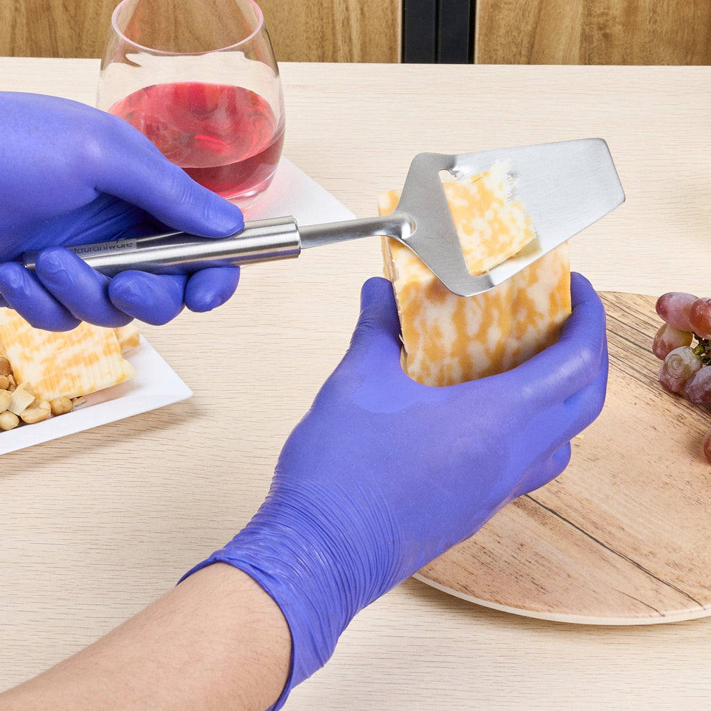 German Standard Stainless Steel Cheese Plane / Slicer - 9 1/2'' - 1 count box
