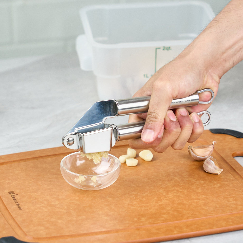 German Standard Stainless Steel Garlic Press - 1 count box