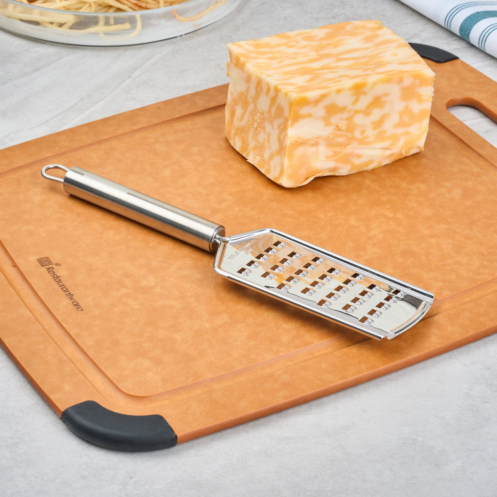 German Standard Stainless Steel Coarse Grater - 10'' - 6 count box
