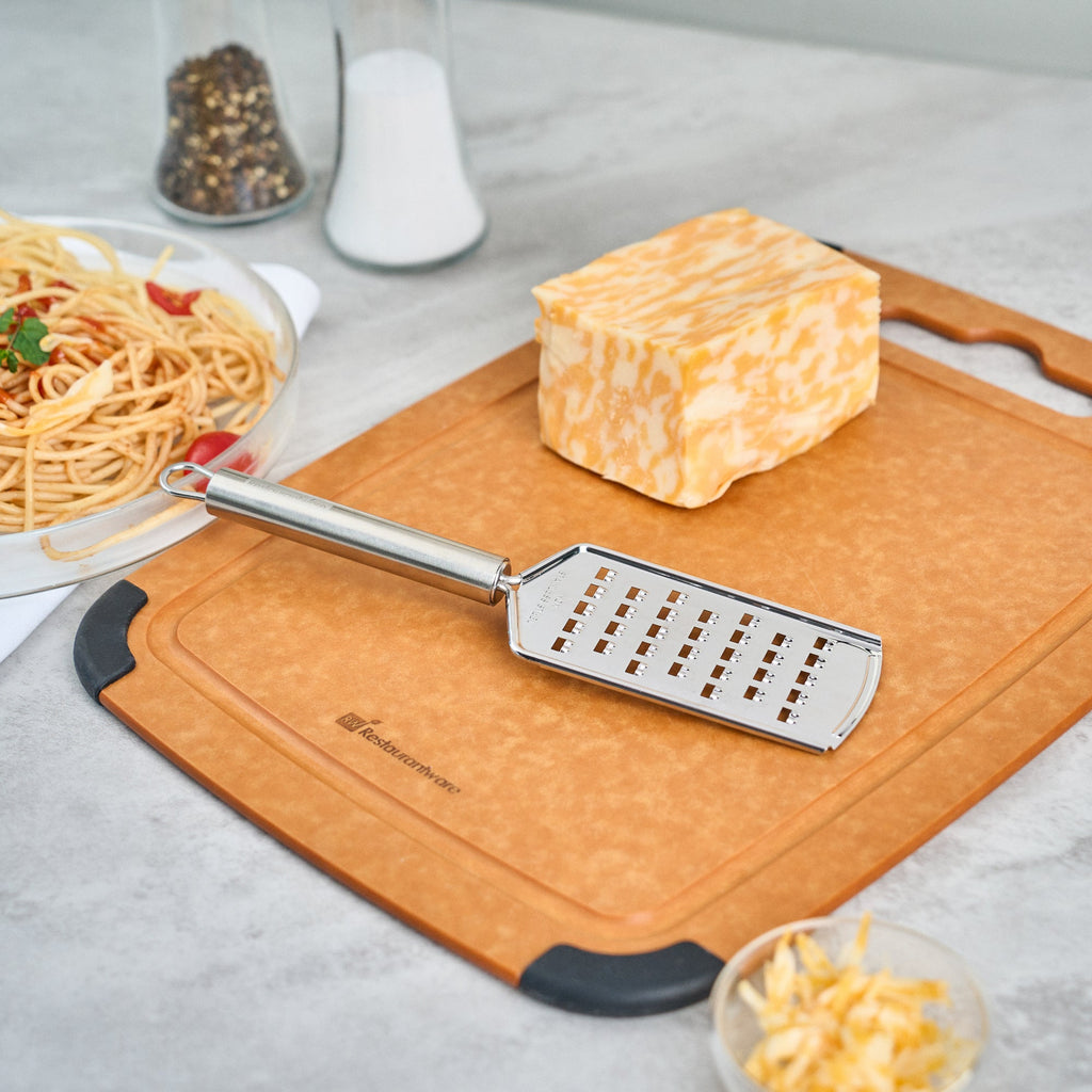 German Standard Stainless Steel Coarse Grater - 10'' - 6 count box