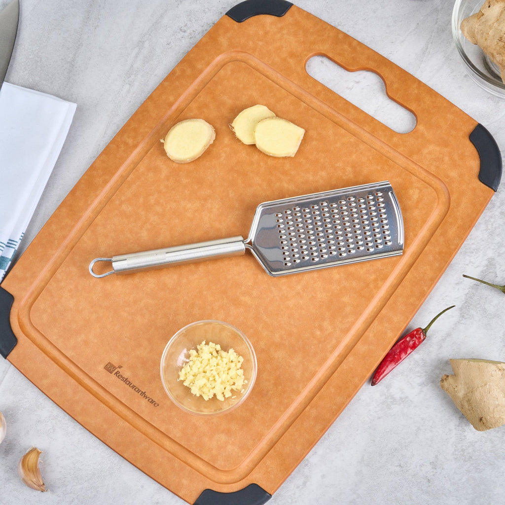 German Standard Stainless Steel Fine Grater - 9 3/4'' - 24 count box