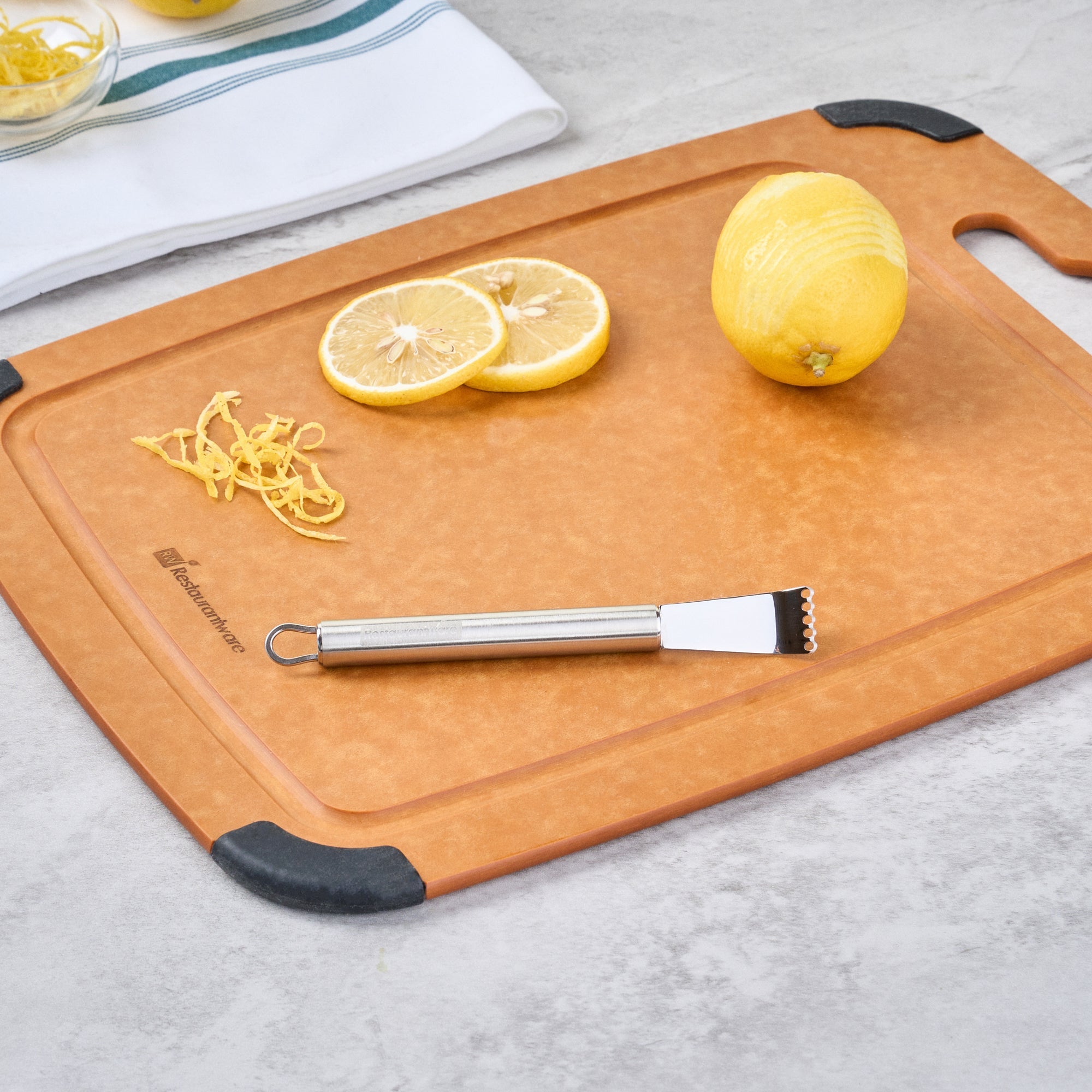 German Standard Stainless Steel Citrus Zester - 5 3/4'' - 1 count box