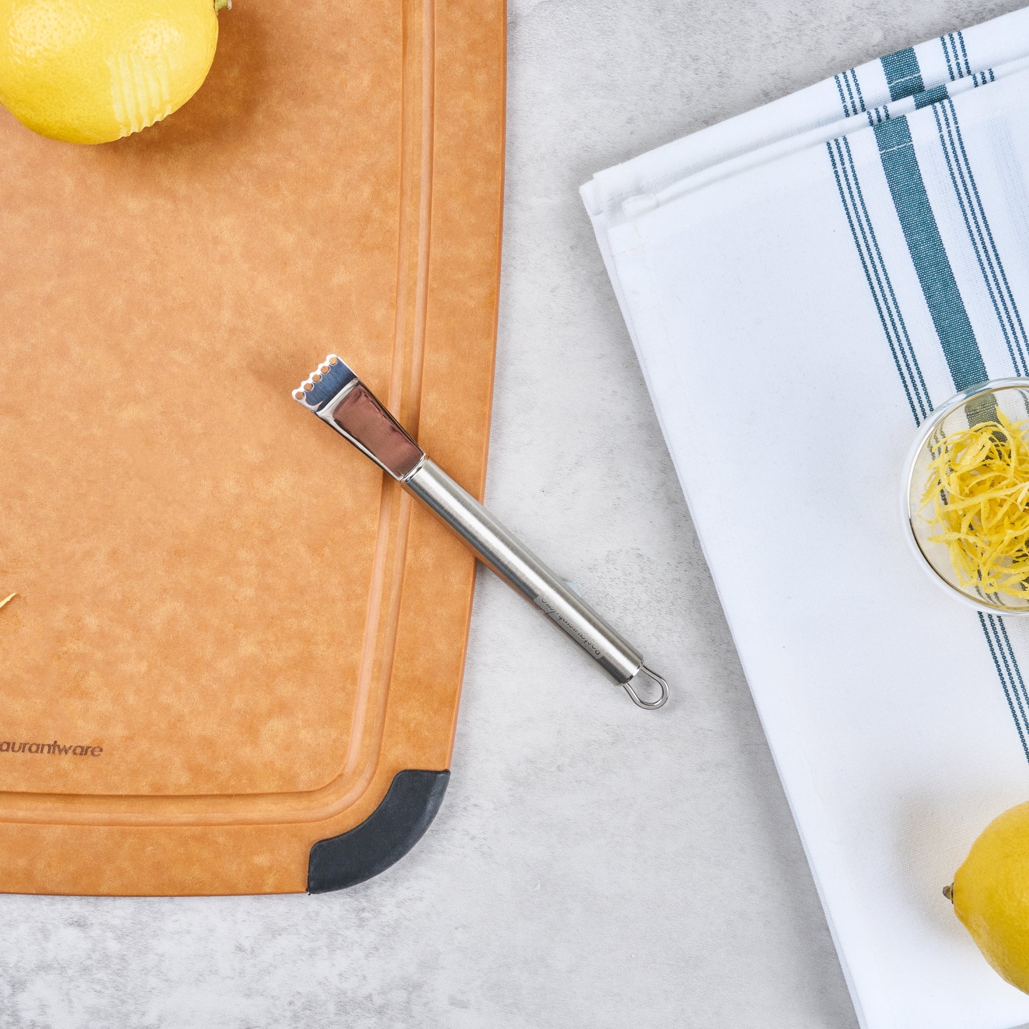 German Standard Stainless Steel Citrus Zester - 5 3/4'' - 1 count box