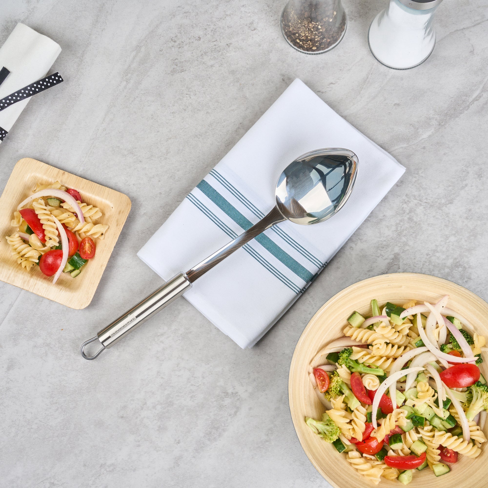 German Standard Stainless Steel Serving Spoon - Solid - 12 1/4'' - 1 count box