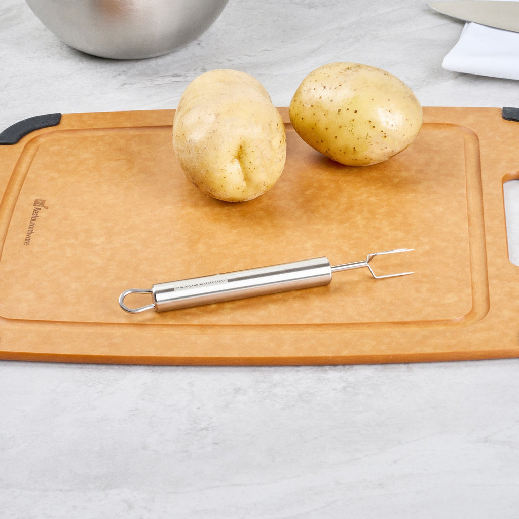German Standard Stainless Steel Potato Fork - 6'' - 1 count box