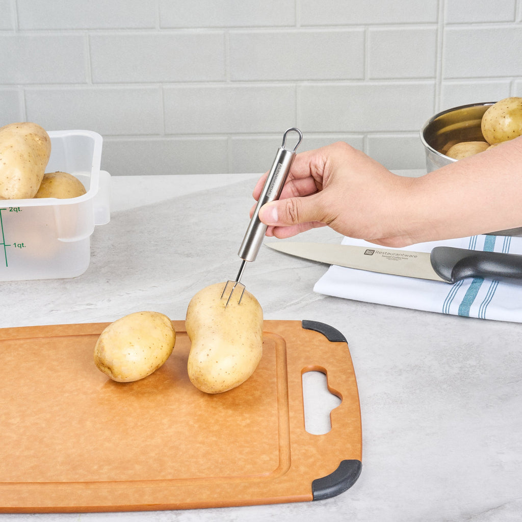 German Standard Stainless Steel Potato Fork - 6'' - 1 count box