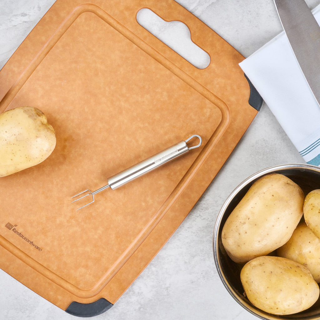 German Standard Stainless Steel Potato Fork - 6'' - 1 count box