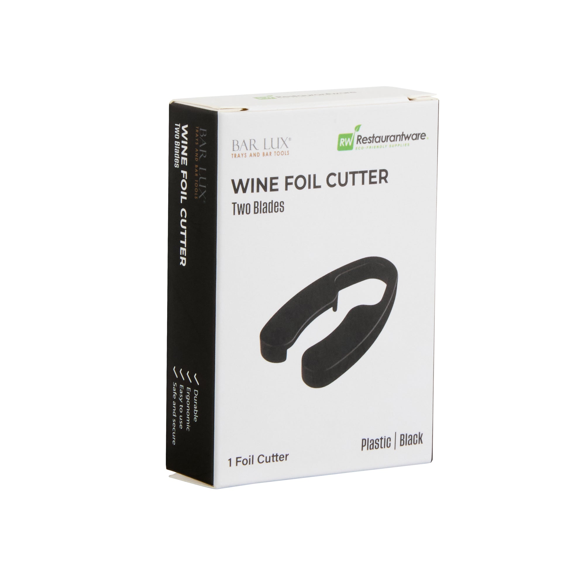 Bar Lux Black Plastic Wine Foil Cutter - 1 count box