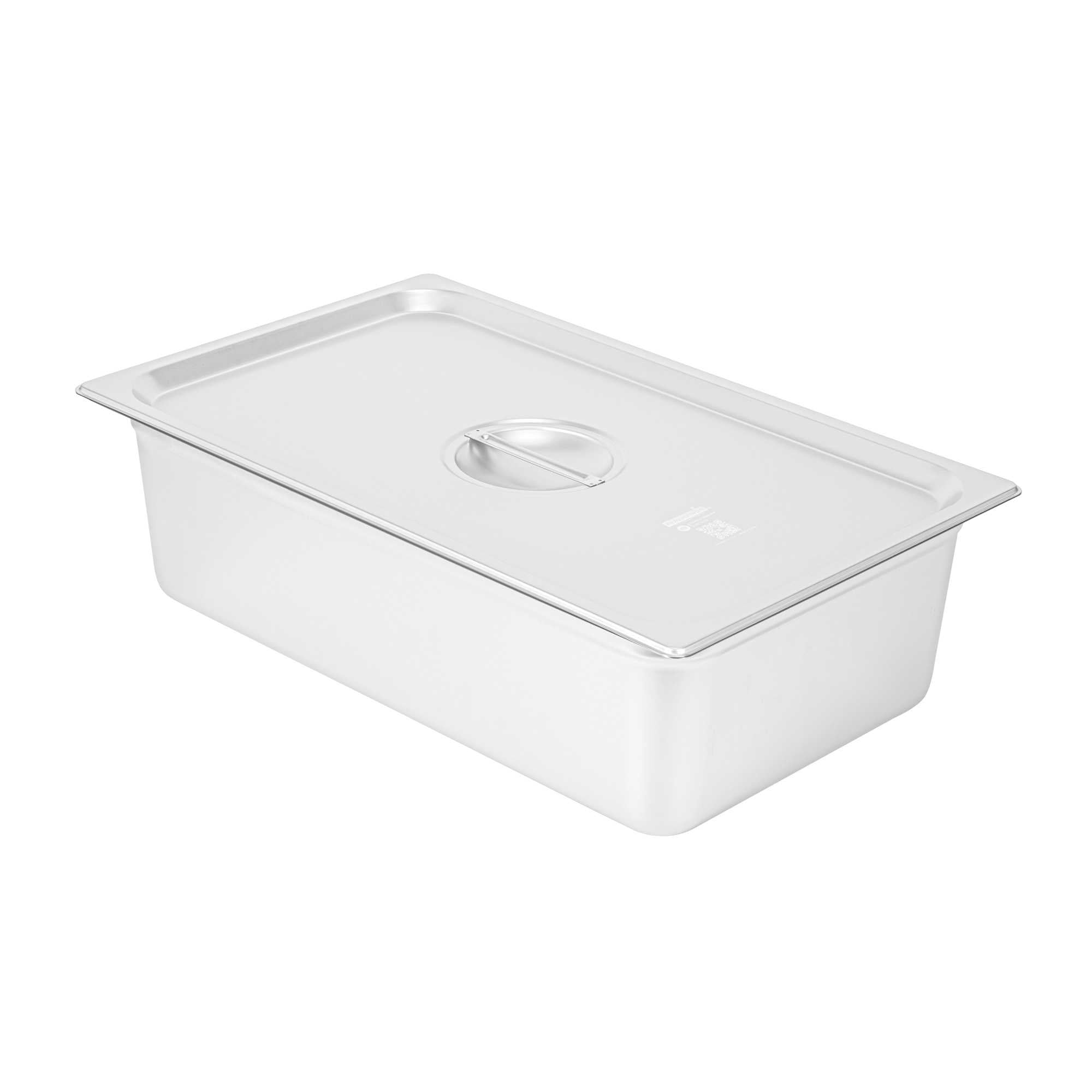 Kitchen Tek Stainless Steel Lid - Fits Full Size Steam Table Pan - 1 count box