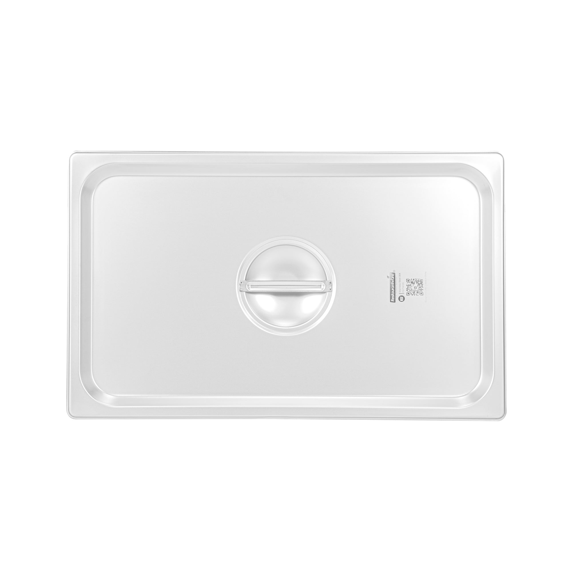 Kitchen Tek Stainless Steel Lid - Fits Full Size Steam Table Pan - 12 count box