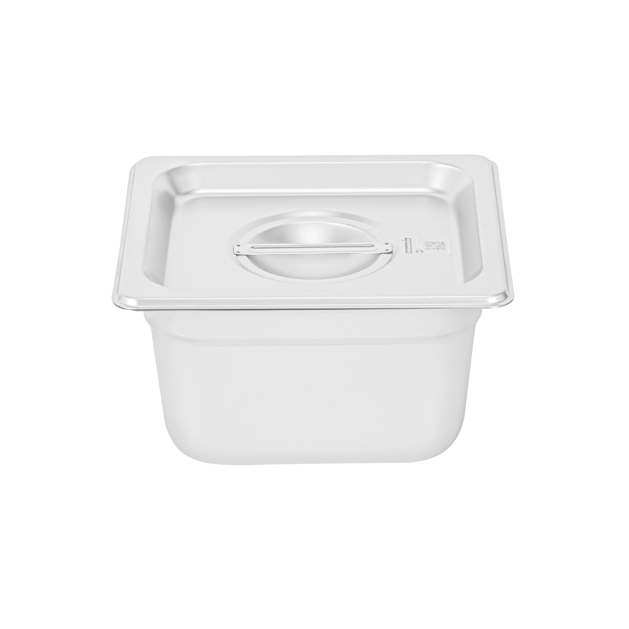 Kitchen Tek Stainless Steel Lid - Fits 1/6 Size Steam Table Pan - 12 count box