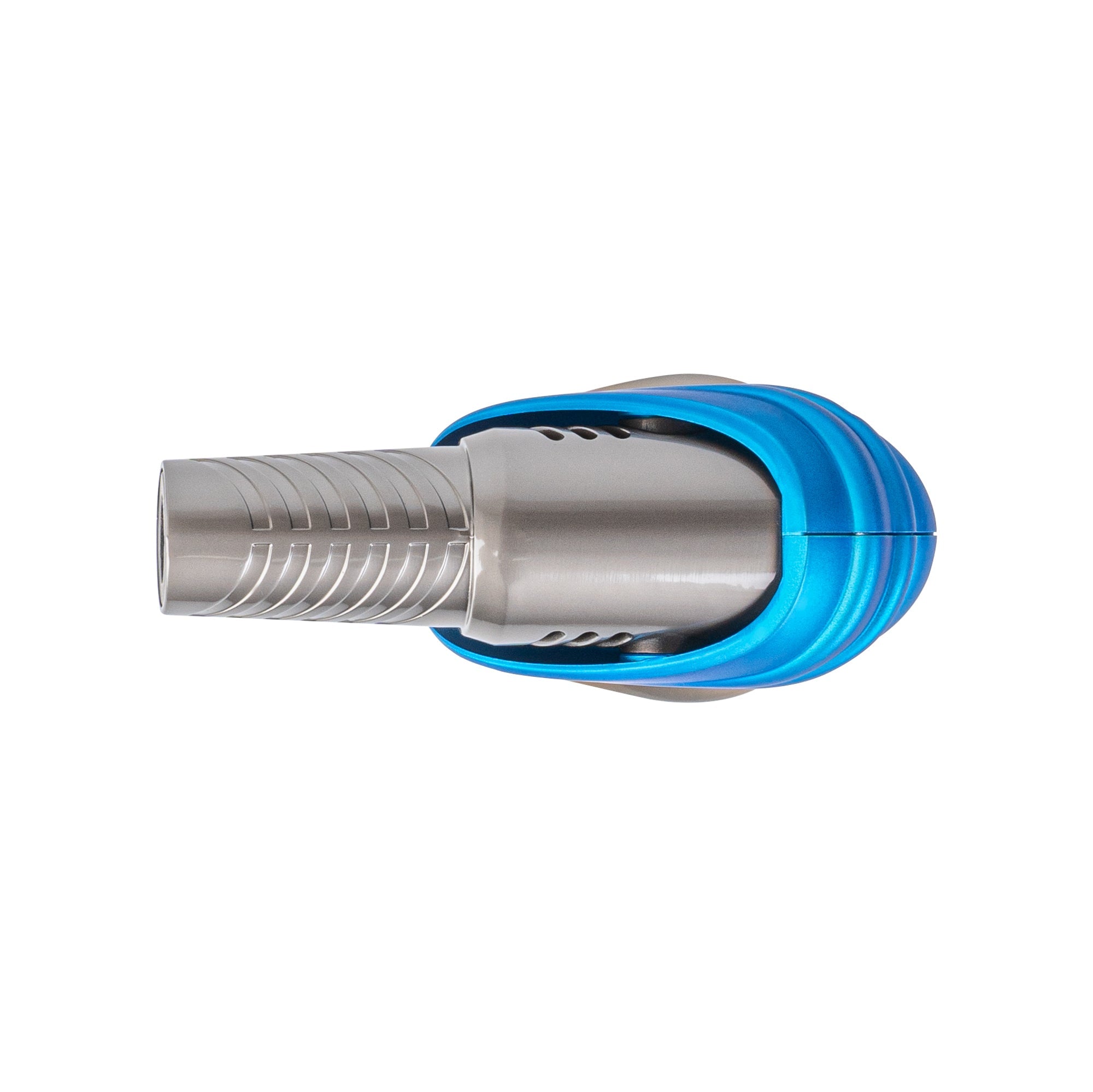 RW Pyro Blue Butane Kitchen Torch - Adjustable Dial, Rotating Angle - 4 1/4'' x 2 3/4'' x 6'' - 1 count box