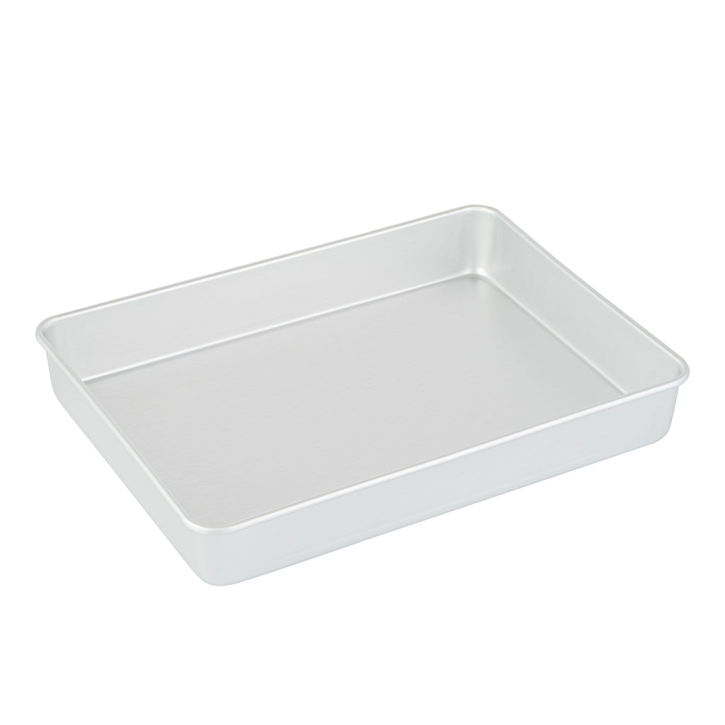 Met Lux Rectangle Aluminum Cake Pan - 13" x 9" x 2" - 12 count box