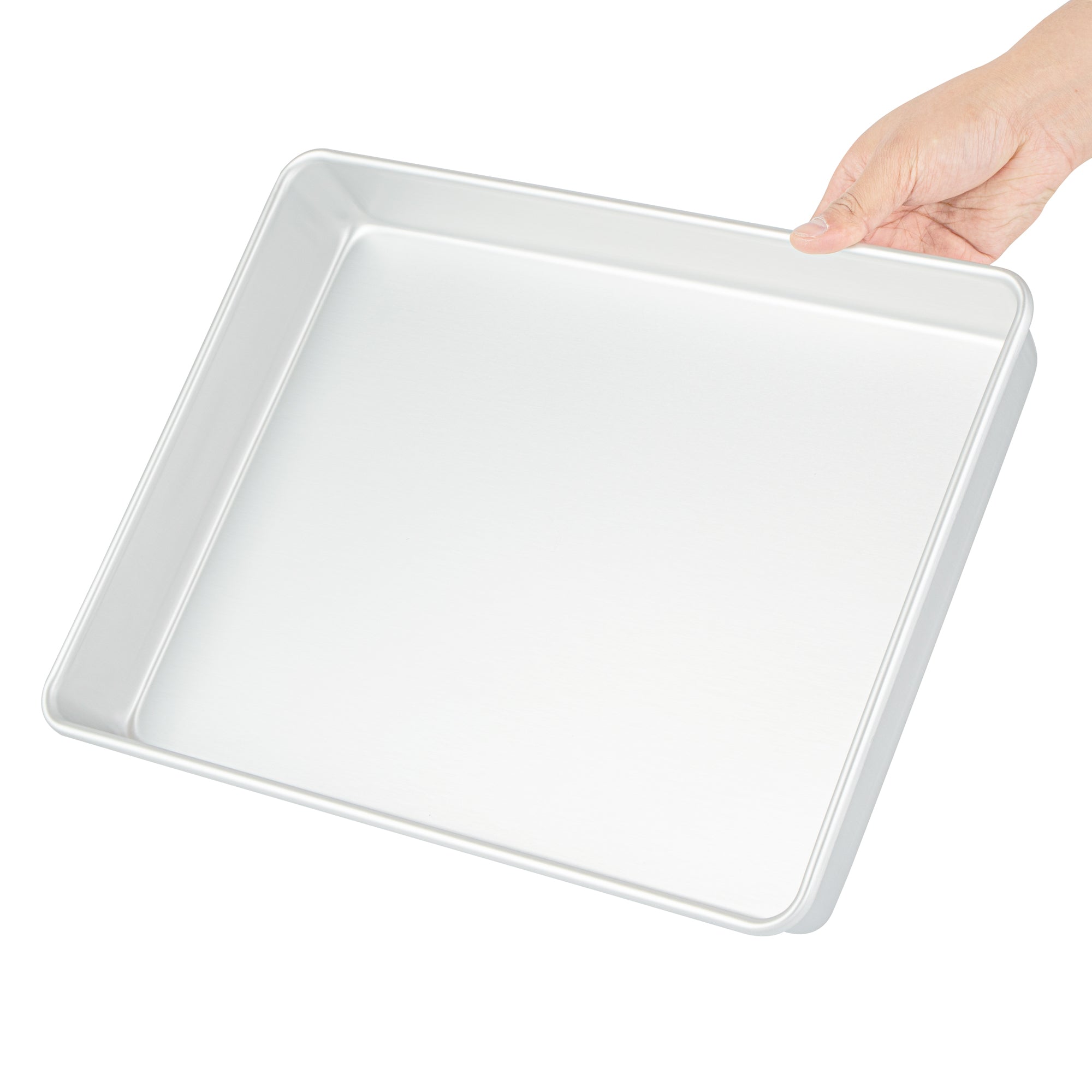Met Lux Rectangle Aluminum Cake Pan - 15" x 12" x 2" - 12 count box