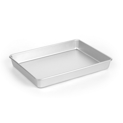 Met Lux Rectangle Aluminum Cake Pan - 15" x 12" x 2" - 12 count box