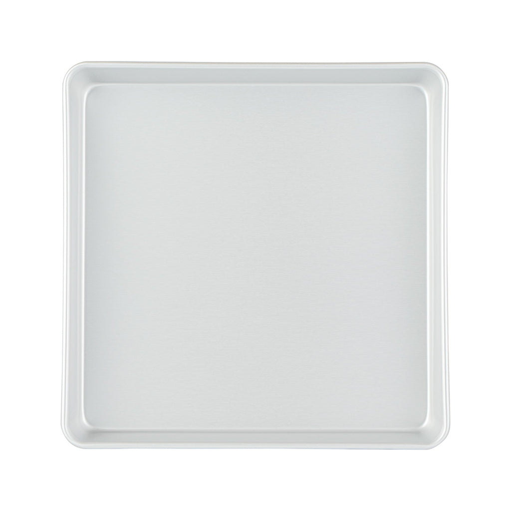 Met Lux Square Aluminum Cake Pan - 12" x 12" x 2" - 12 count box