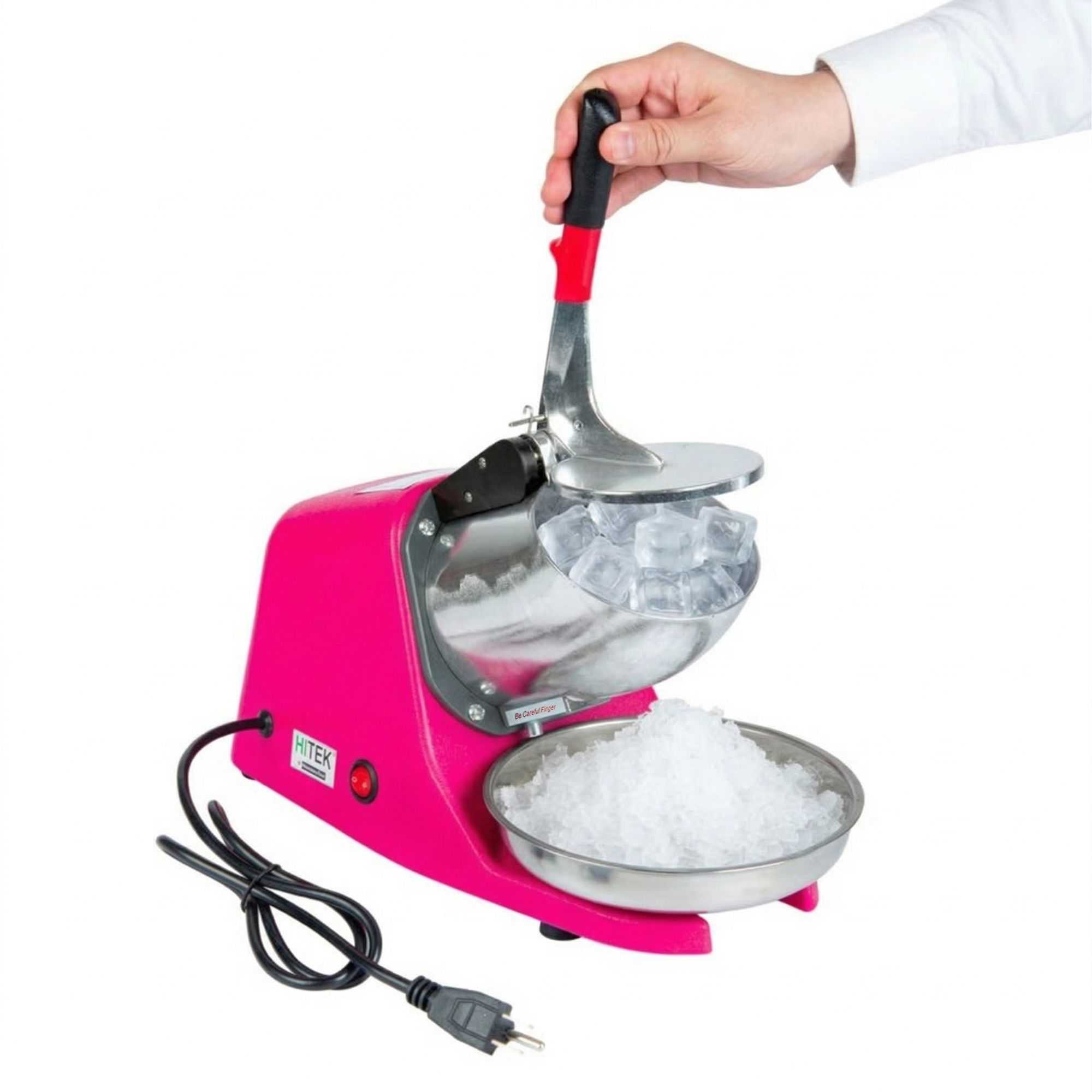 Hi Tek Pink Countertop Ice Crusher - 110V, 350W - 1 count box