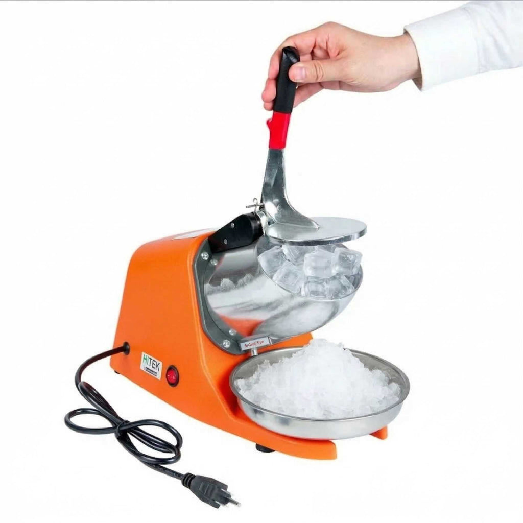 Hi Tek Orange Countertop Ice Crusher - 110V, 350W - 1 count box