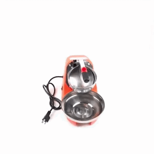 Hi Tek Orange Countertop Ice Crusher - 110V, 350W - 1 count box