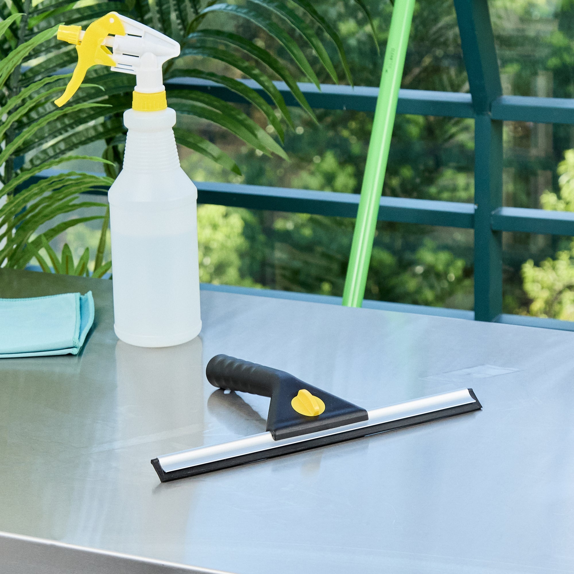 Clean Tek Professional Black Plastic Window Squeegee - 11 3/4" - 1 count box