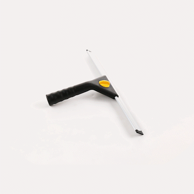 Clean Tek Professional Black Plastic Window Squeegee - 13 3/4" - 1 count box
