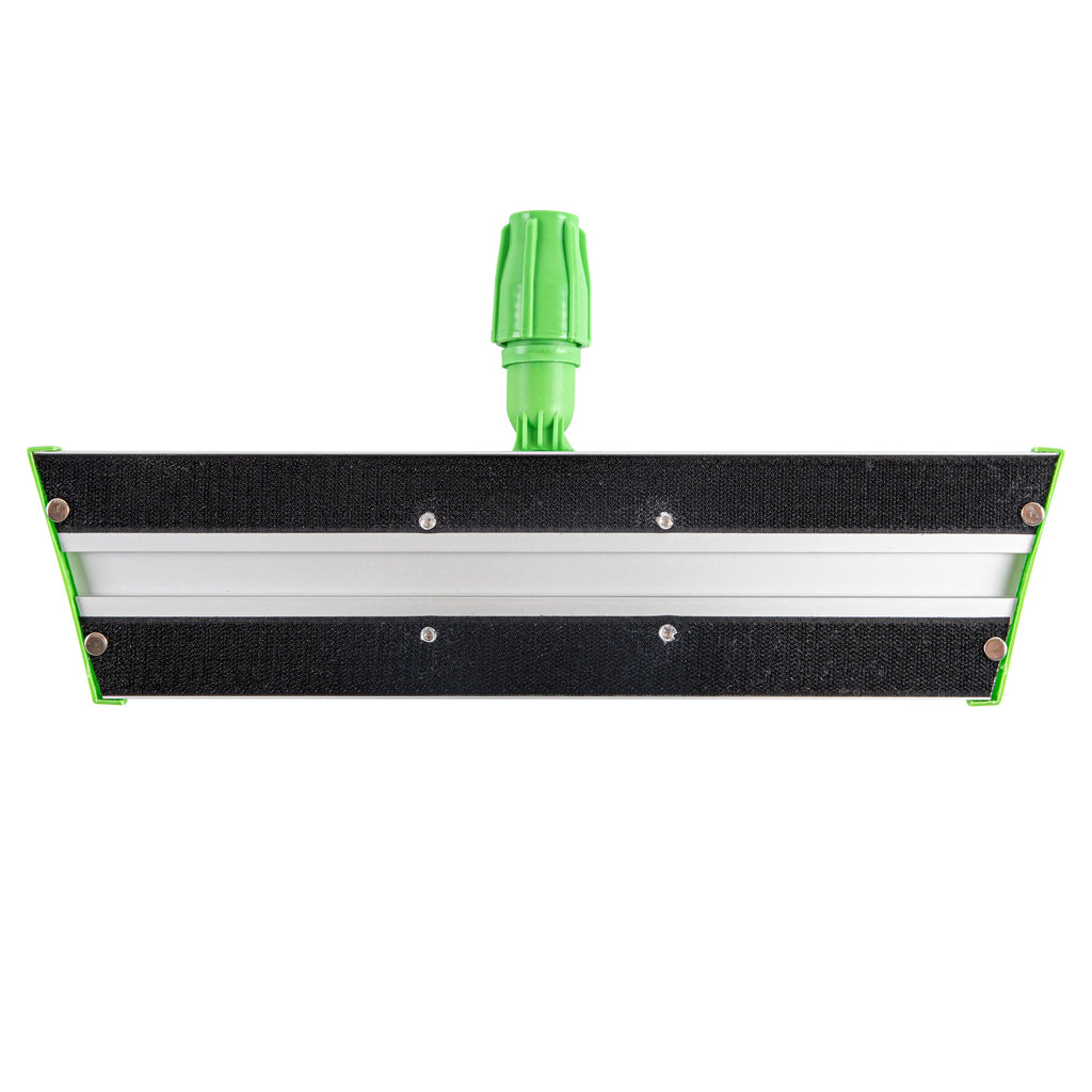 Clean Tek Professional Green Hook & Loop Microfiber Wet / Dry Mop Frame - 16" - 1 count box