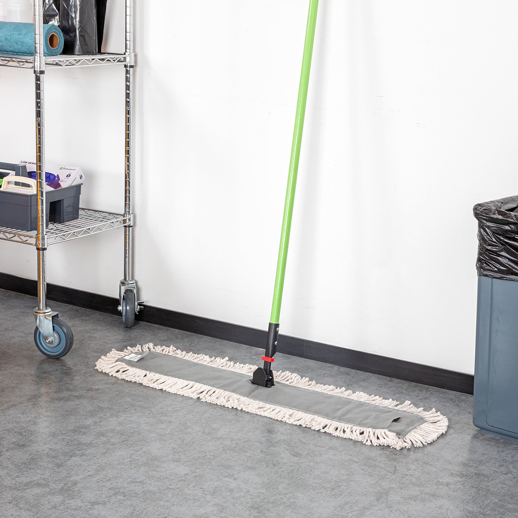 Clean Tek Professional Cotton Dry Dust Mop Head - 35 3/4" x 5" - 1 count box