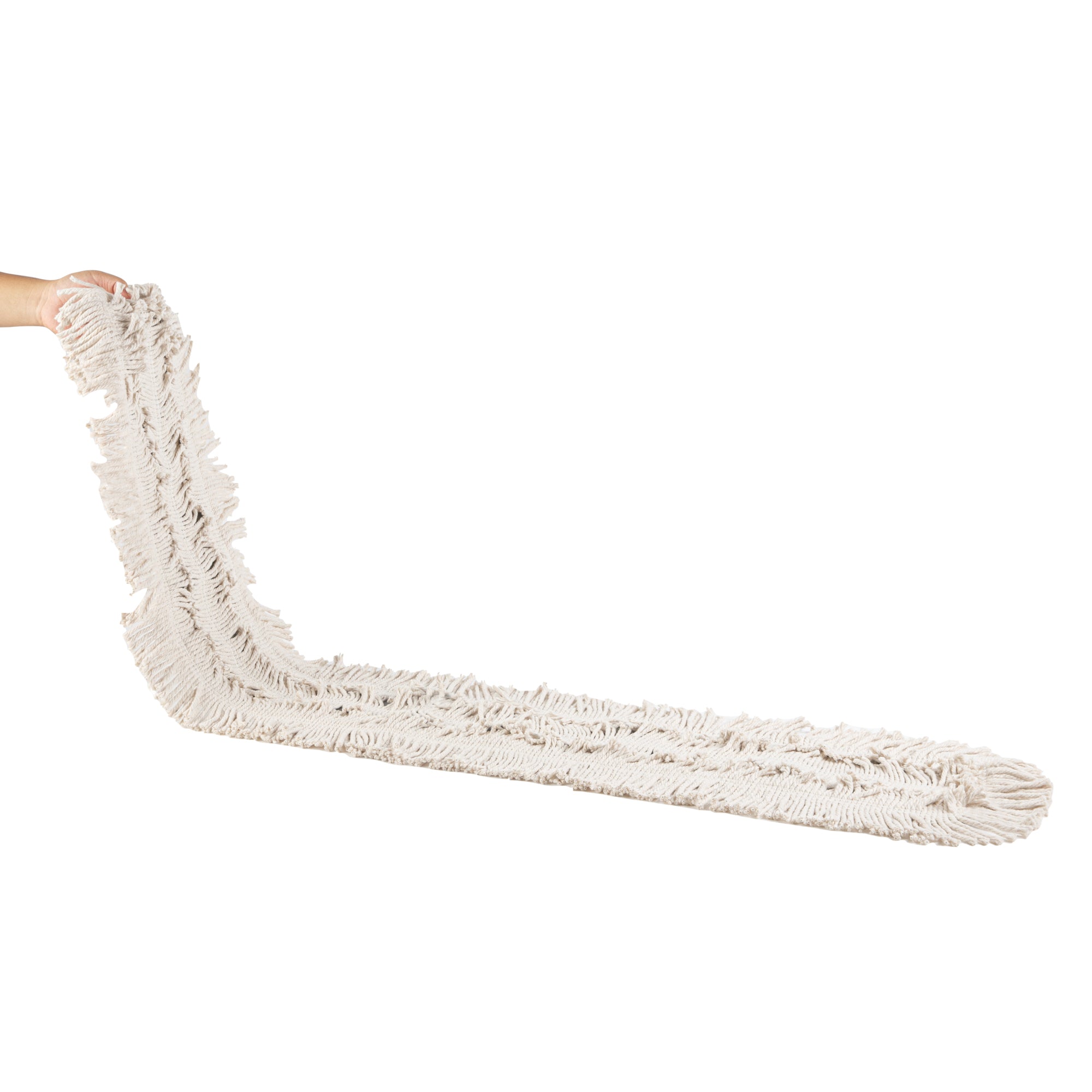 Clean Tek Professional Cotton Dry Dust Mop Head - 59 3/4" x 5" - 1 count box