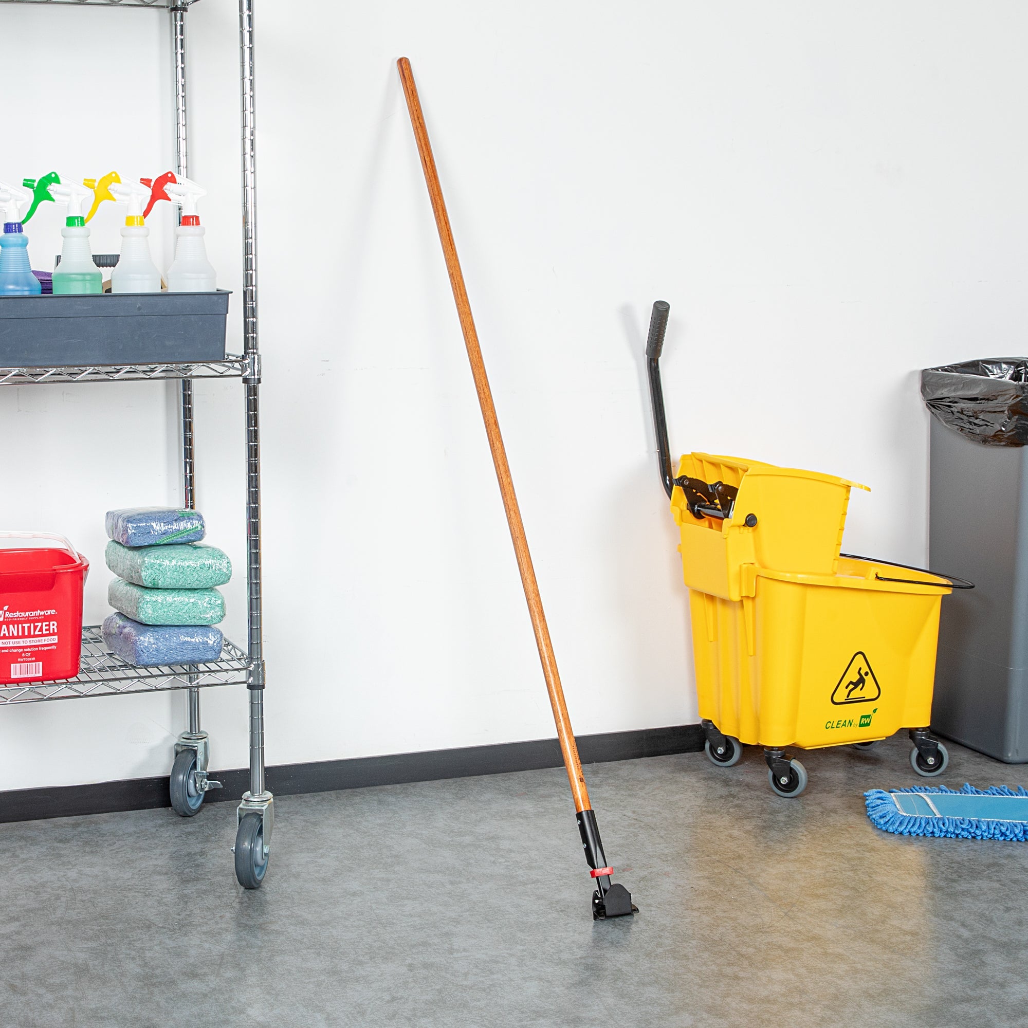 Clean Tek Professional Wood Dust Mop Handle - 64" - 1 count box