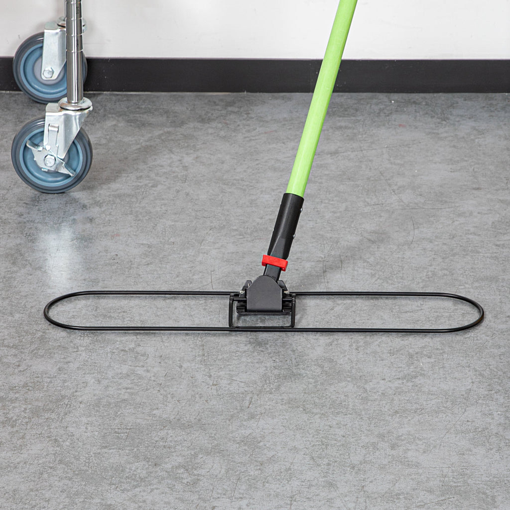 Clean Tek Professional Wire Swivel Snap Mop Frame - 24" x 5" - 1 count box
