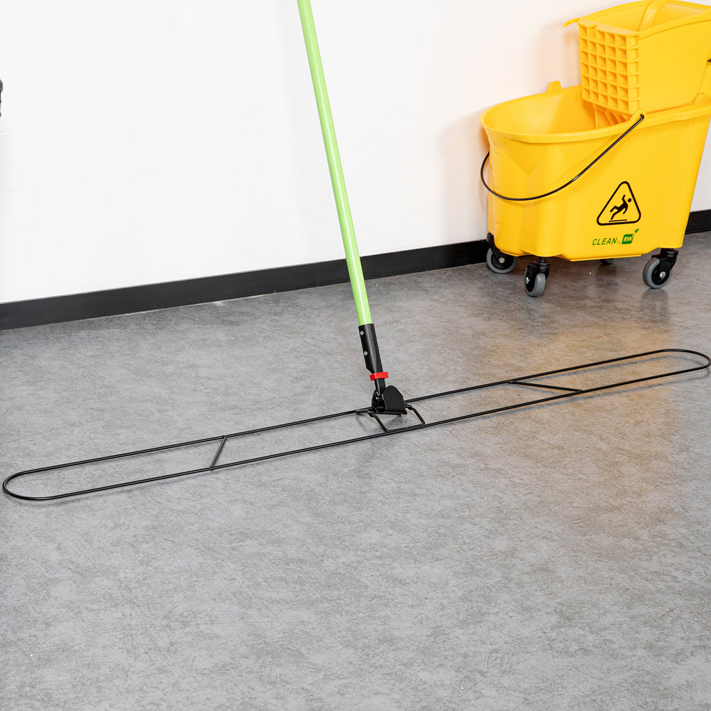 Clean Tek Professional Wire Swivel Snap Mop Frame - 59 3/4" x 5" - 1 count box