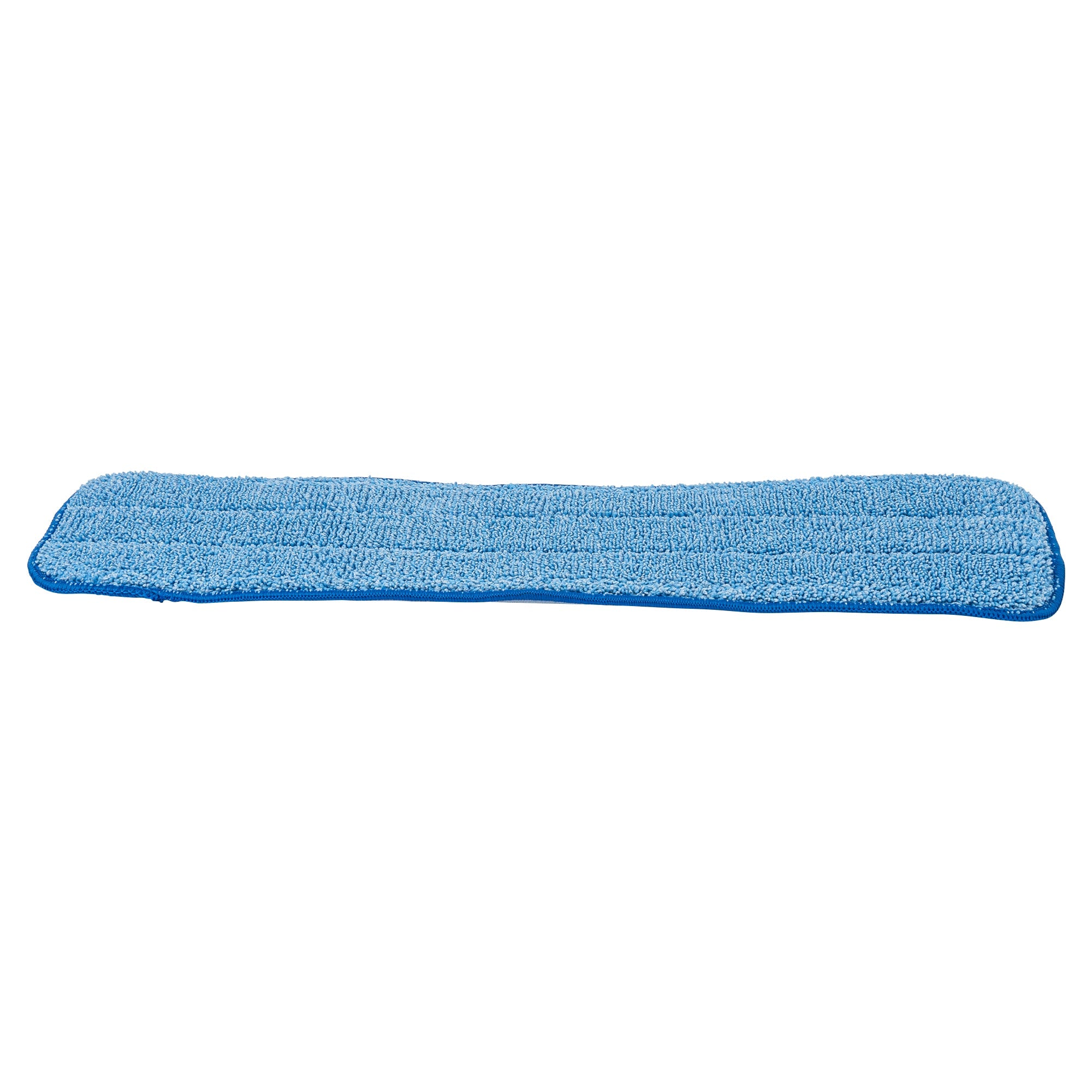 Clean Tek Professional Blue Microfiber Hook and Loop Wet / Dry Mop Pad - 19 1/2" - 1 count box