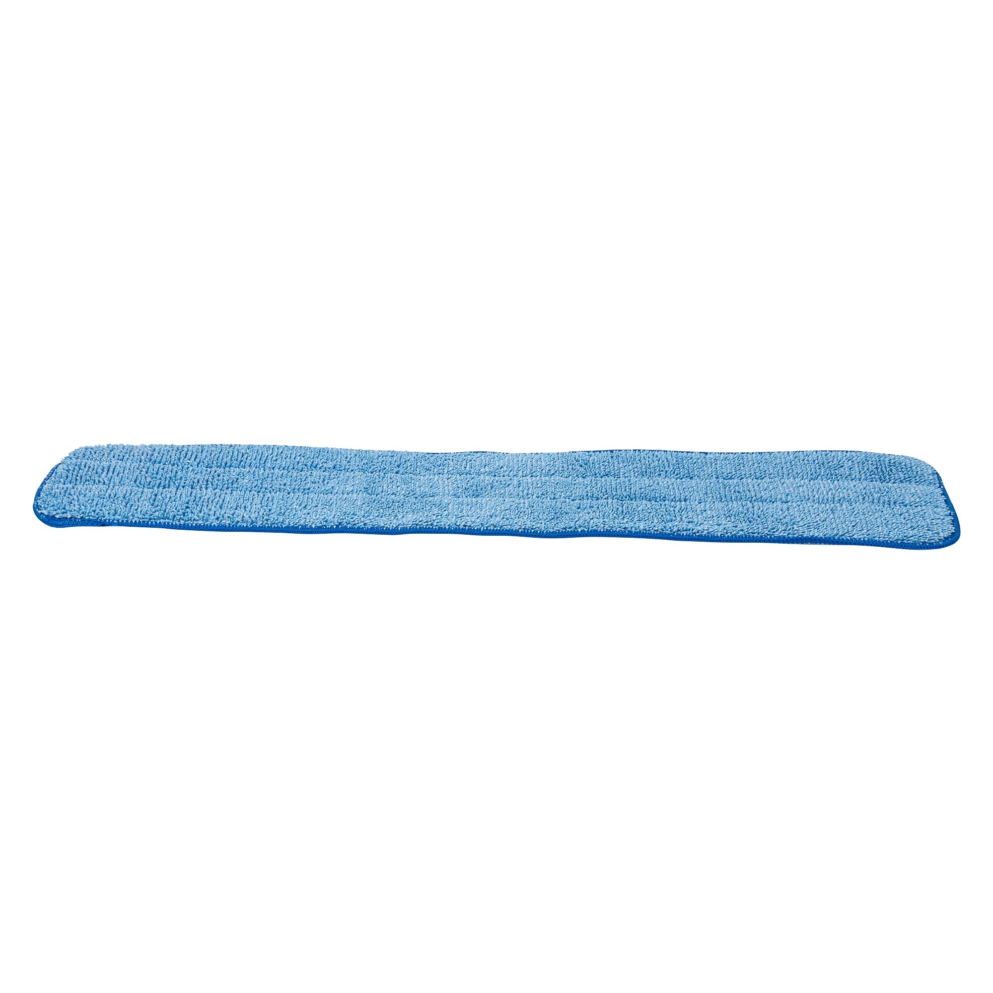 Clean Tek Professional Blue Microfiber Hook and Loop Wet / Dry Mop Pad - 25 1/2" - 1 count box