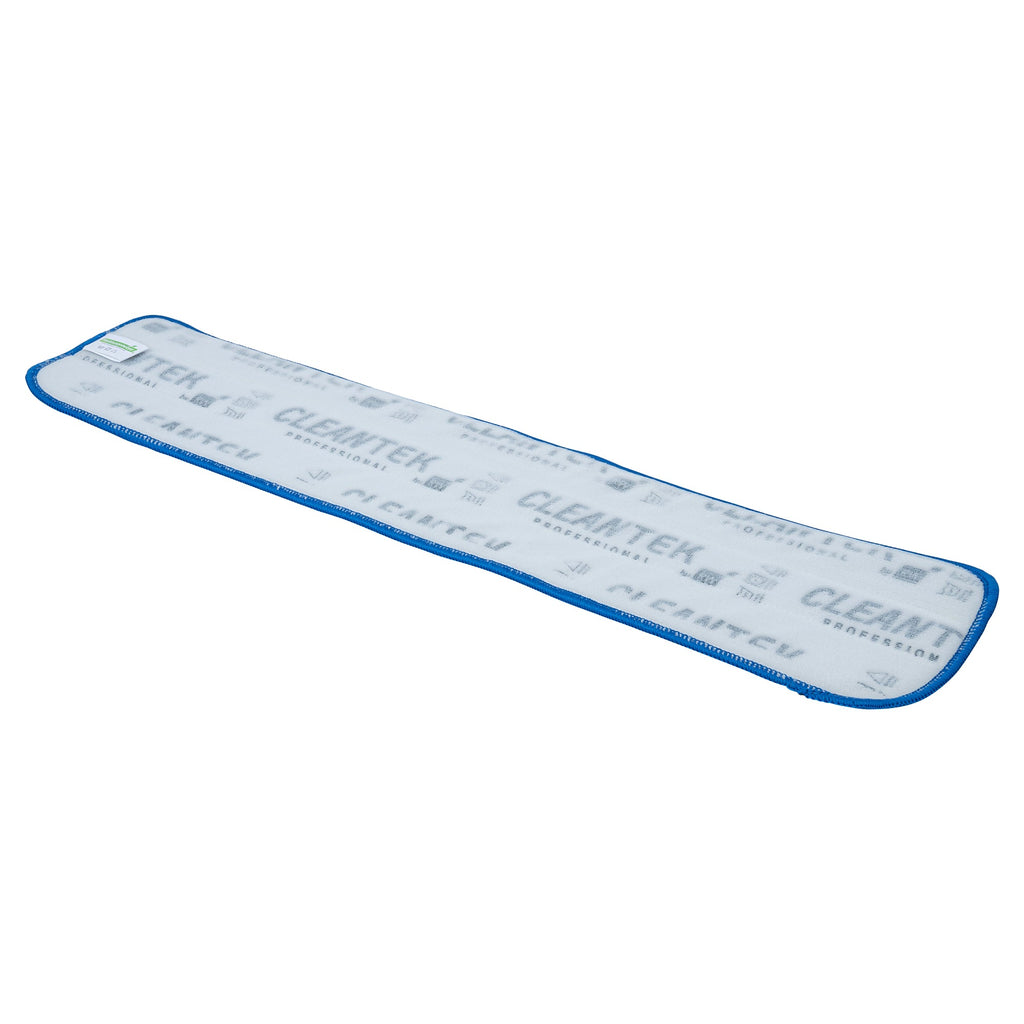 Clean Tek Professional Blue Microfiber Hook and Loop Wet / Dry Mop Pad - 25 1/2" - 1 count box