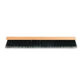 Clean Tek Professional 24" Hardwood Contractor / Push Broom Head - with Medium Flagged Bristles - 1 count box
