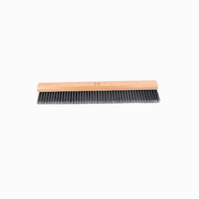 Clean Tek Professional 24" Hardwood Contractor / Push Broom Head - with Medium Flagged Bristles - 1 count box
