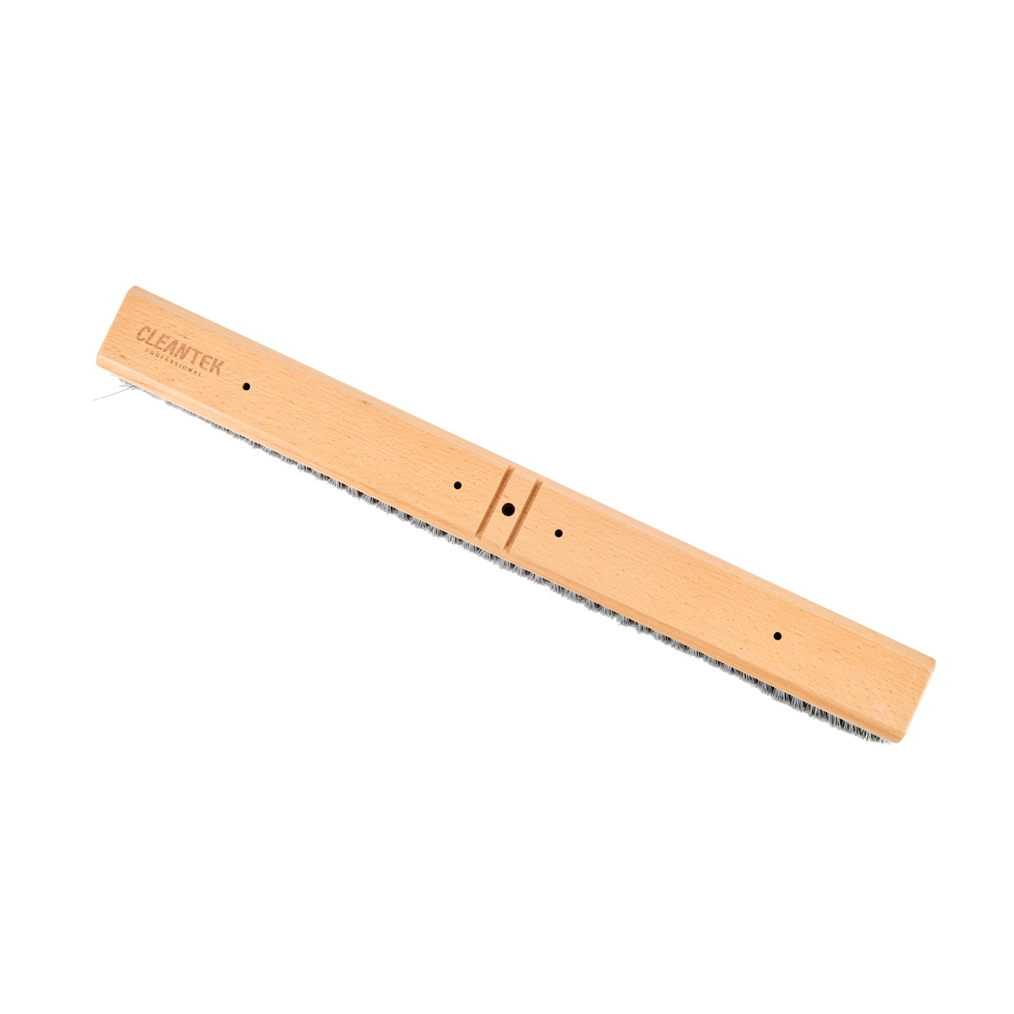 Clean Tek Professional 24" Hardwood Contractor / Push Broom Head - with Medium Flagged Bristles - 1 count box