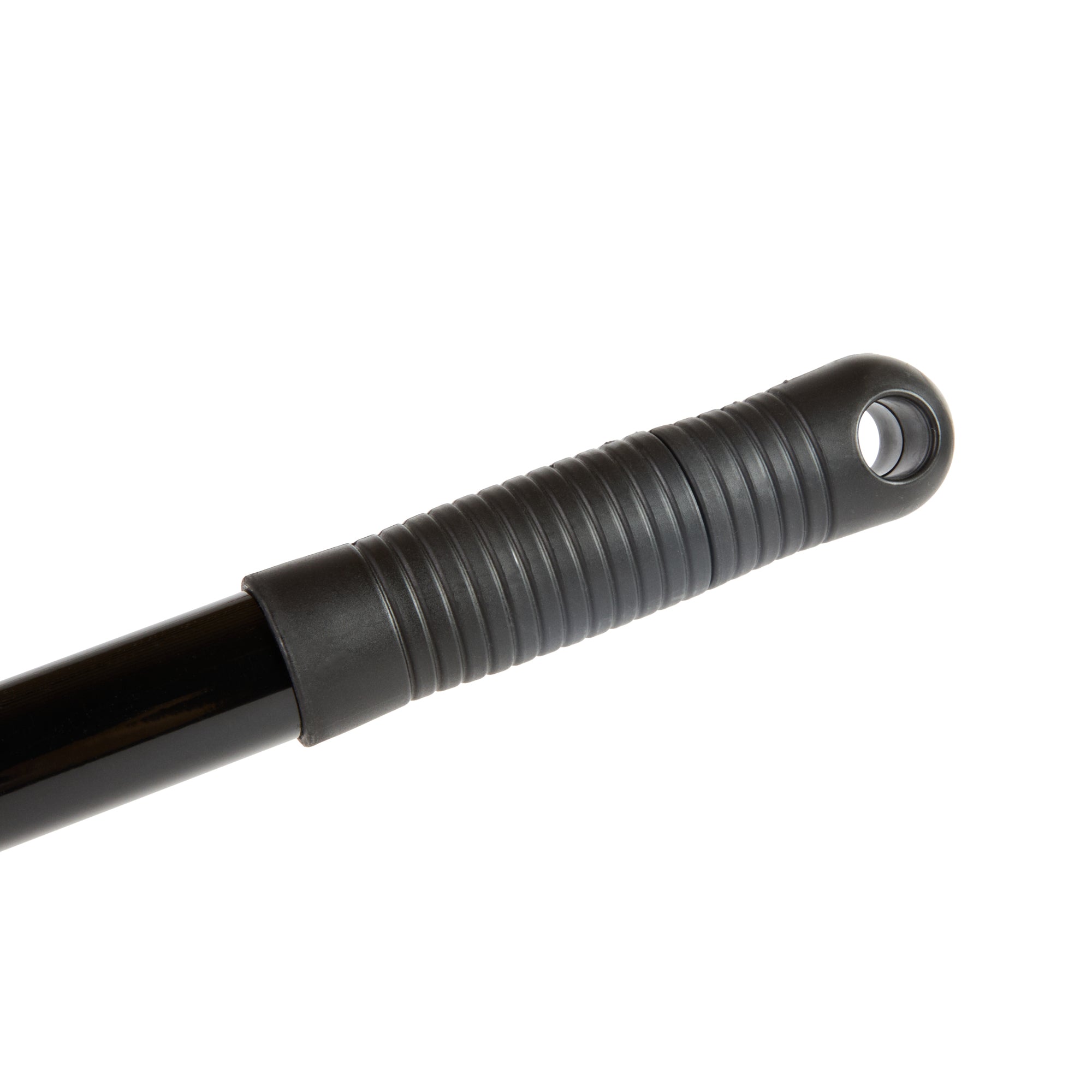 Clean Tek Professional Black Steel Push Broom Handle - Threaded - 59" - 1 count box