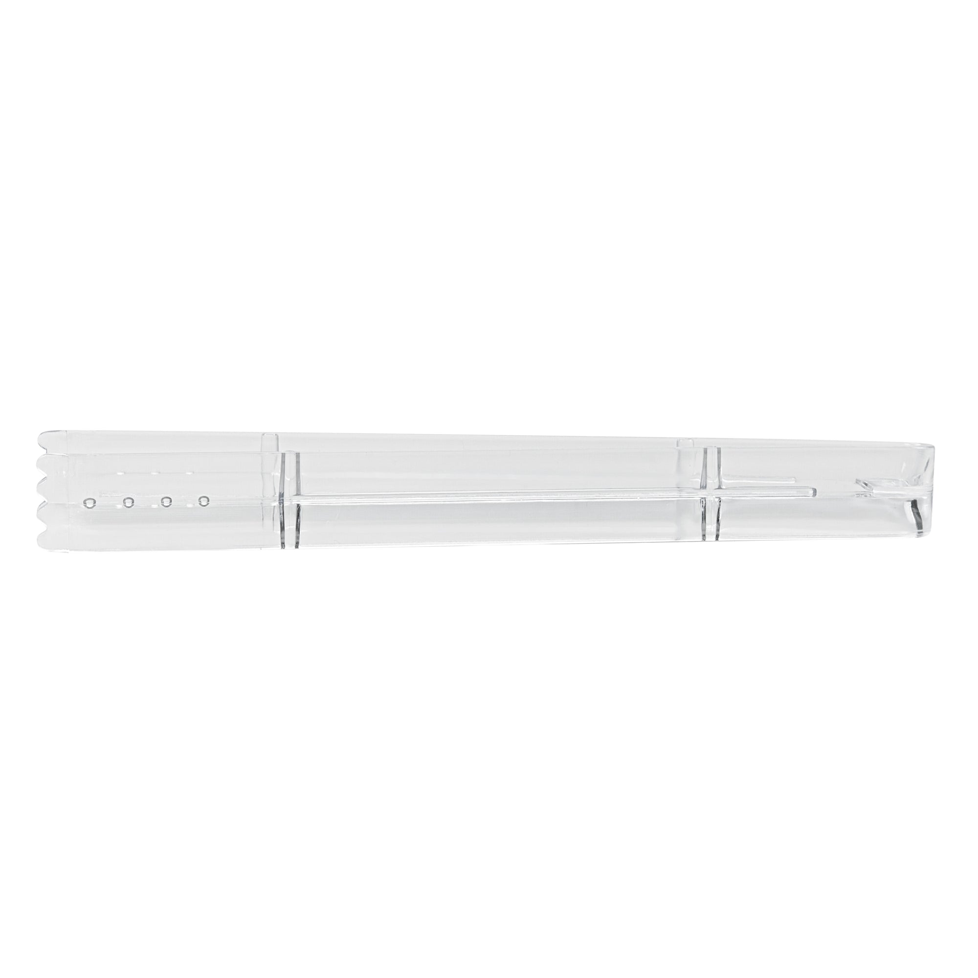 Cater Tek Clear Plastic Tongs - Serrated, Heavy Duty - 9" - 100 count box