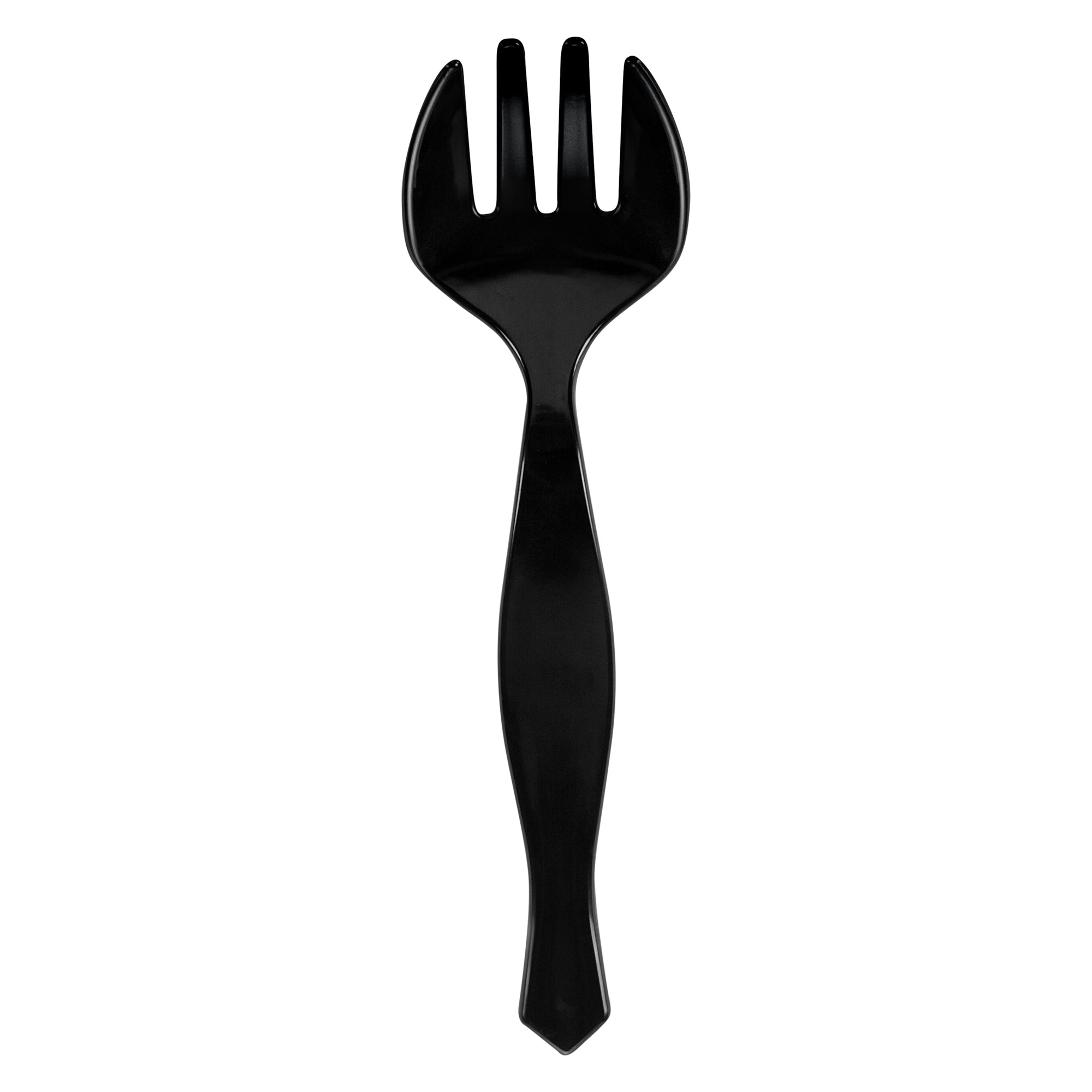 Cater Tek Black Plastic Serving Fork - 8 1/2" - 10 count box
