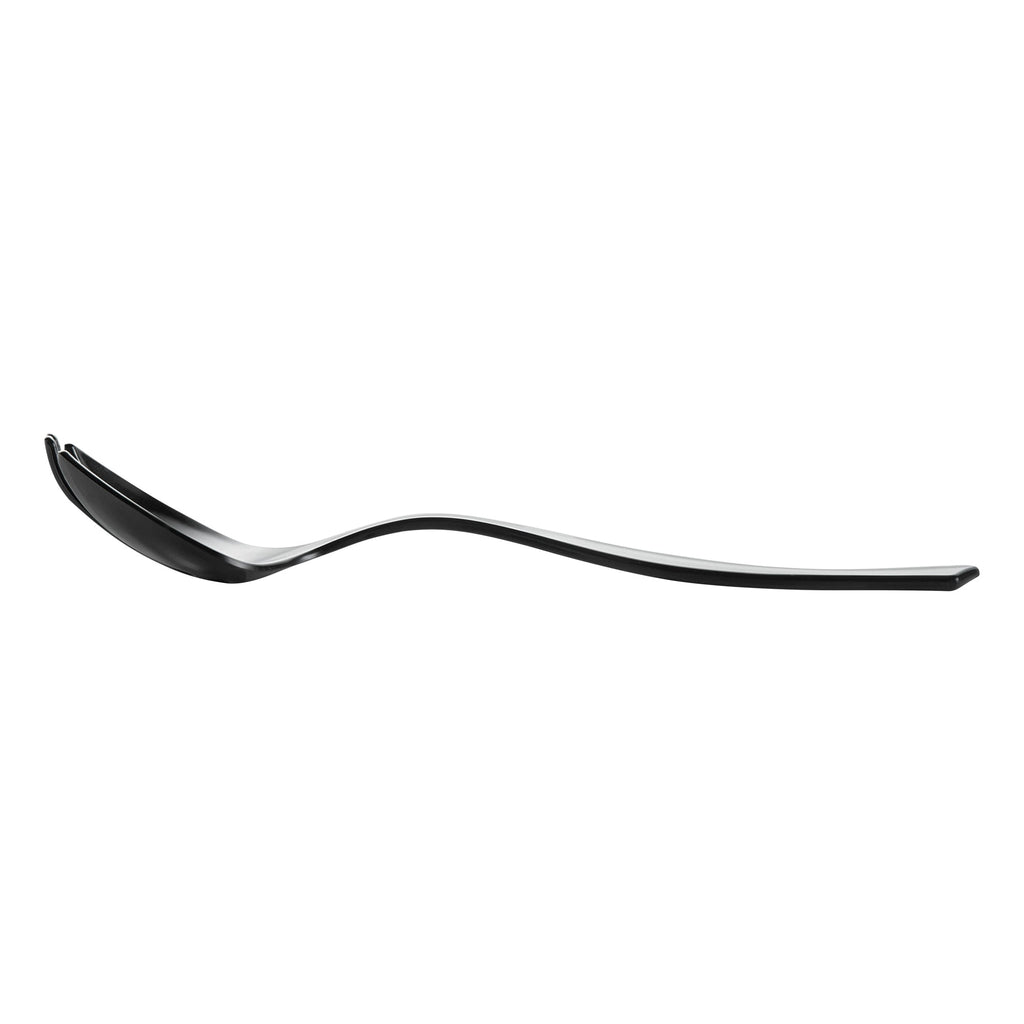 Cater Tek Black Plastic Serving Fork - 8 1/2" - 100 count box