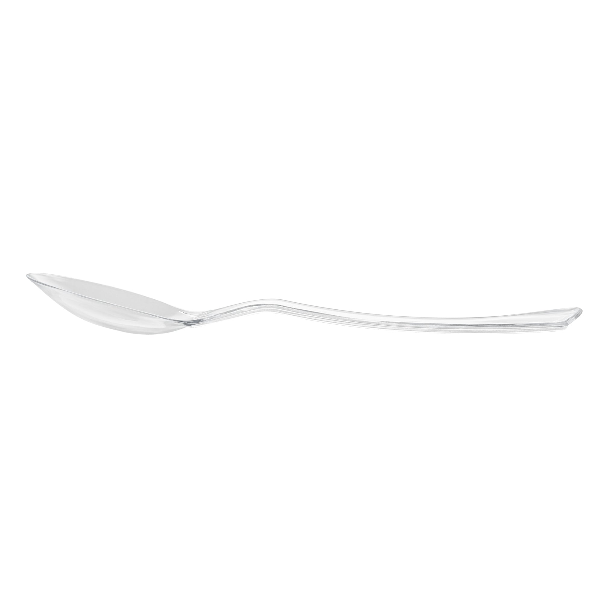 Cater Tek Clear Plastic Serving Spoon - 9 3/4" - 100 count box
