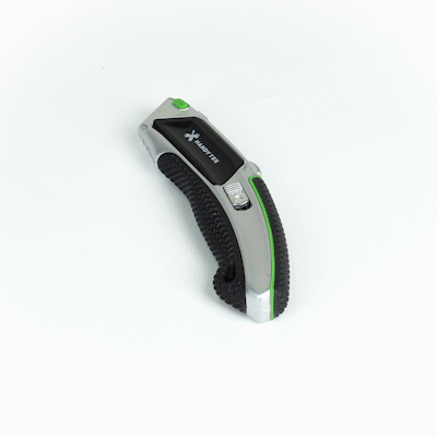 Handy Tek Silver Auto-Loading Utility Knife - Quick Change, Heavy Duty - 7" - 1 count box
