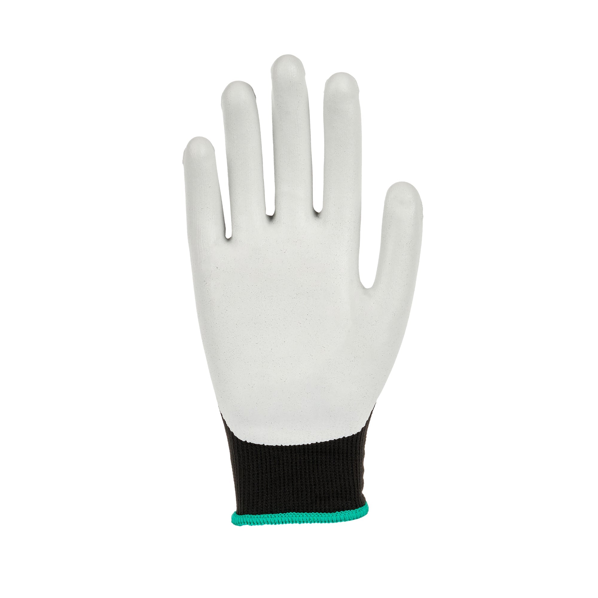 Life Protector Black Nylon Medium Work Gloves - with Foam Nitrile Palm Coating - Pair - 10 count box