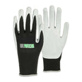 Life Protector Black Nylon Extra Large Work Gloves - with Foam Nitrile Palm Coating - Pair - 1 count box