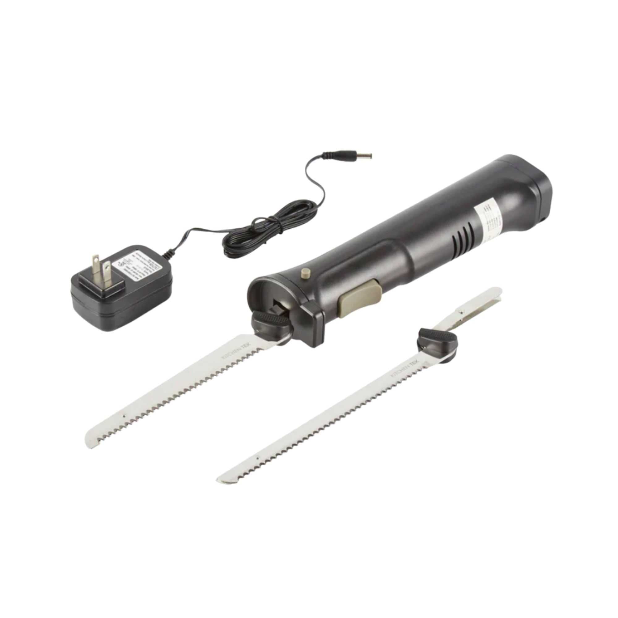 Kitchen Tek Cordless Electric Knife Set - with Lithium Ion Battery, 100-240V - 1 count box