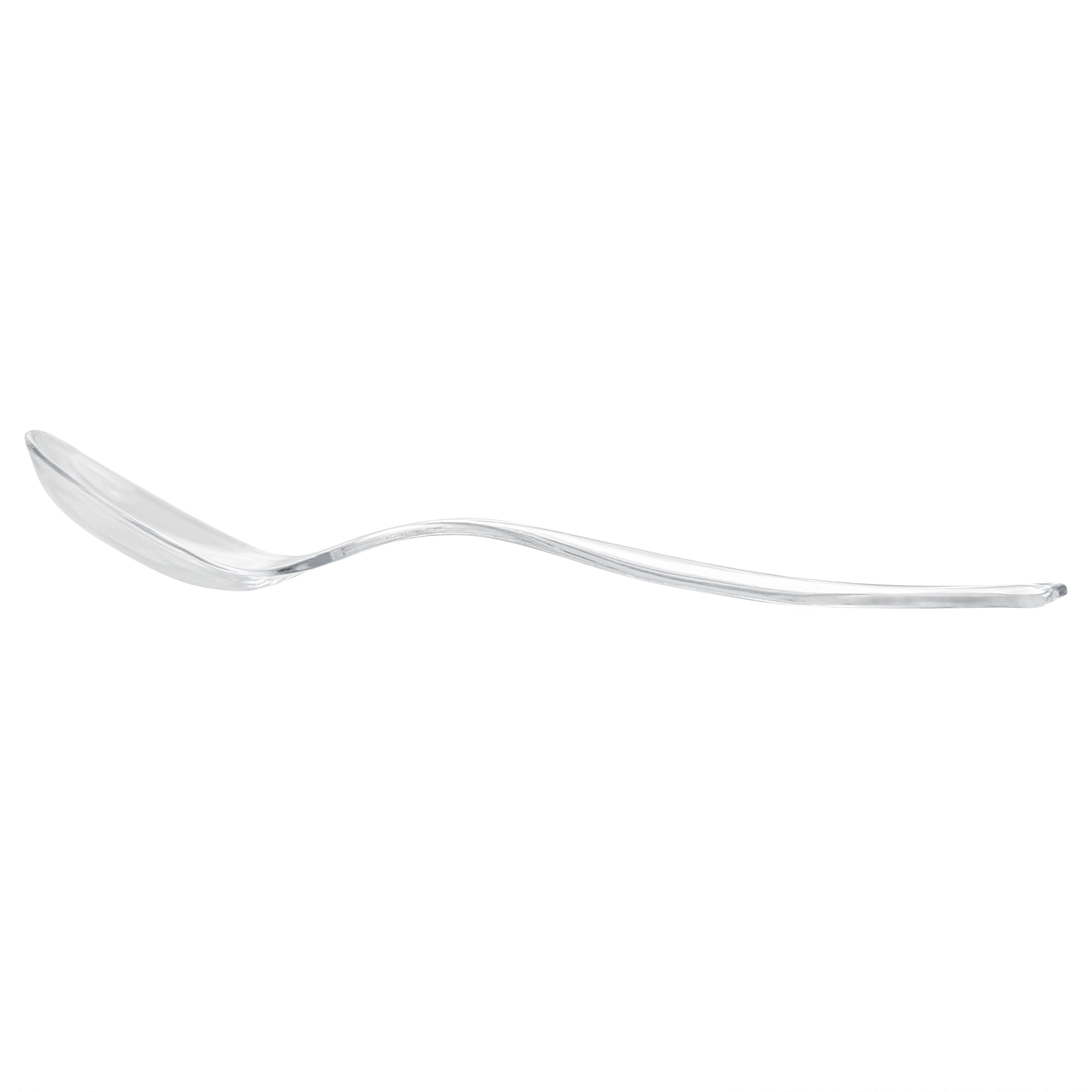 Cater Tek Clear Plastic Serving Spoon - 8 1/2" - 100 count box