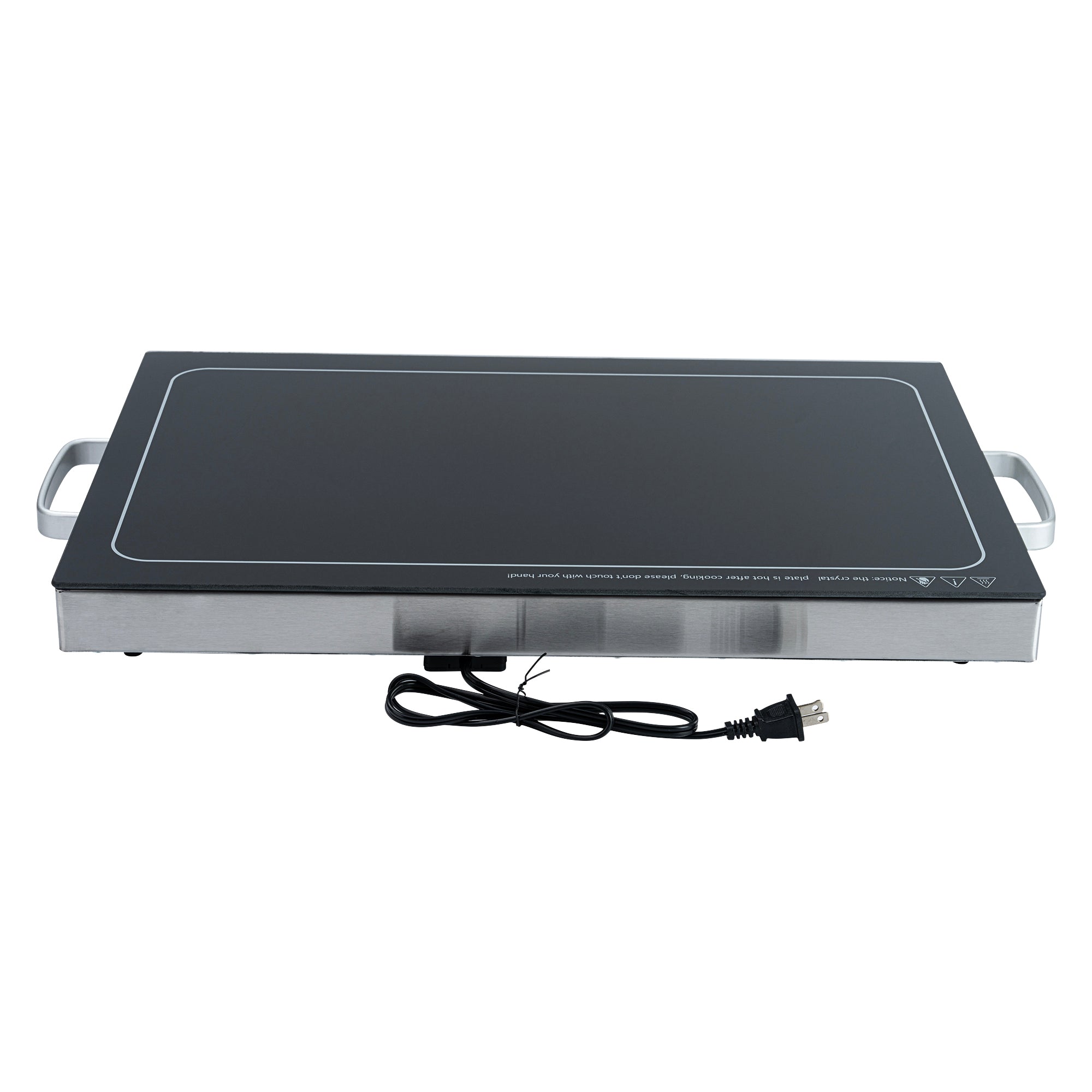 Kitchen Tek Stainless Steel Warming Tray - 120V, with Adjustable Temperature Control - 24 3/4" x 15" - 1 count box