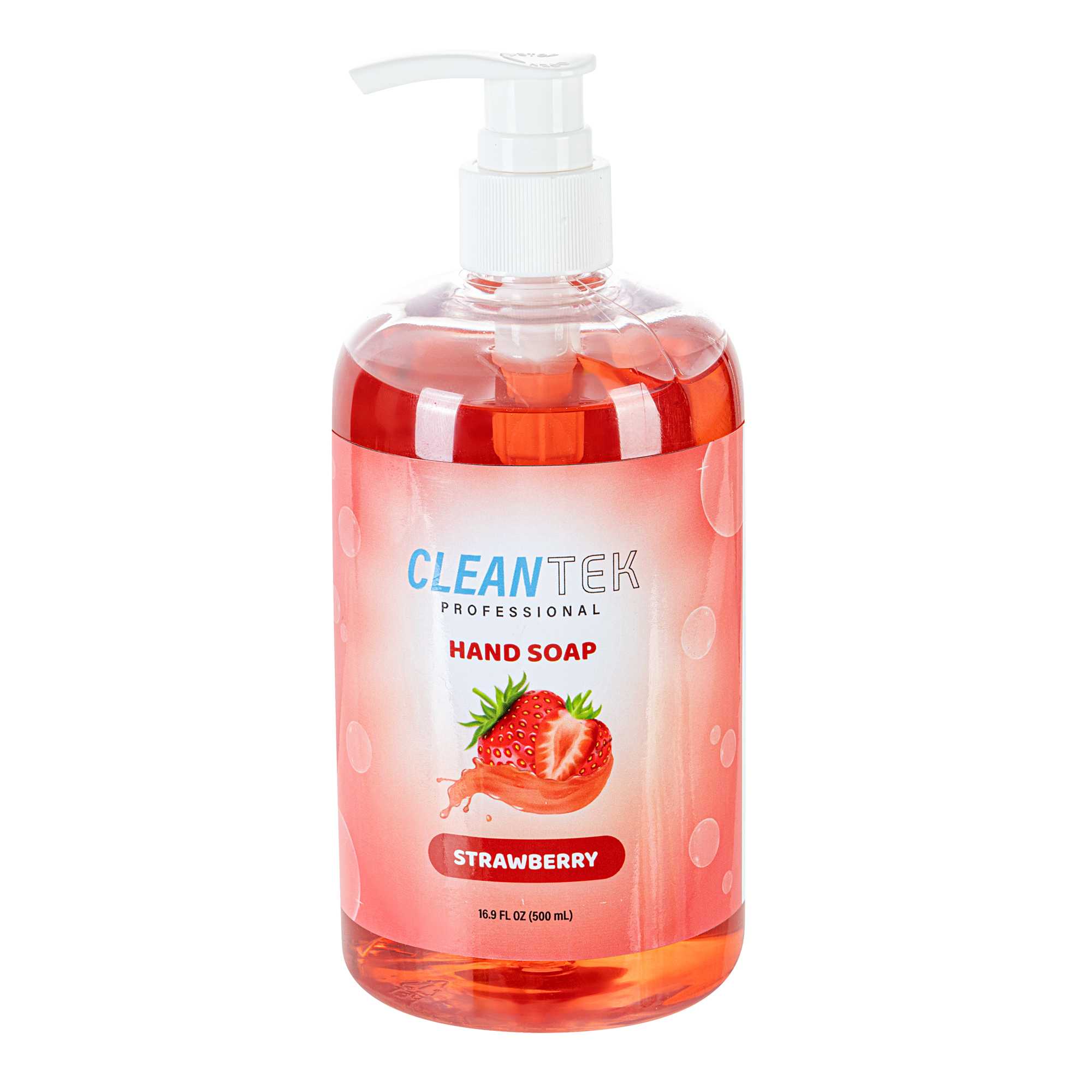 Clean Tek Professional 16.9 fl. oz Liquid Hand Soap - Strawberry - 24 count box