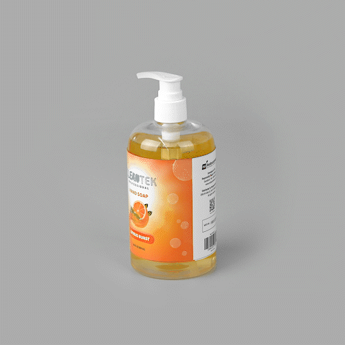 Clean Tek Professional 16.9 fl. oz Liquid Hand Soap - Citrus Burst - 24 count box